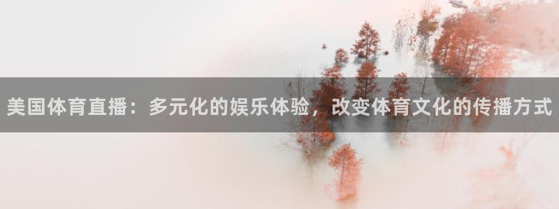 美国体育直播：多元化的娱乐体验，改变体育文化的传播方式