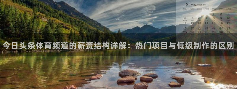 今日头条体育频道的薪资结构详解：热门项目与低级制作的区别